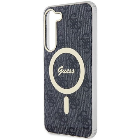 Guess GUHMS23MH4STK S23+ S916 czarny/black hardcase 4G MagSafe