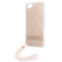 Guess GUOHCI8H4STP iPhone SE 2022 / SE 2020 / 7/ 8 różowy/pink hardcase 4G Print Strap