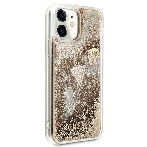 Guess GUOHCN61GLHFLGO iPhone 11 / Xr 6,1" gold/złoty hardcase Glitter Charms