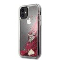 Guess GUOHCN61GLHFLRA iPhone 11 6,1" / Xr malinowy/raspberry hardcase Glitter Charms