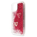 Guess GUOHCN61GLHFLRA iPhone 11 6,1" / Xr malinowy/raspberry hardcase Glitter Charms