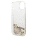 Guess GUOHCP14MGLHFLGO iPhone 14 Plus 6,7" złoty/gold hardcase Glitter Charms
