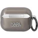 Karl Lagerfeld KKLAP2HNIKTCK Airpods Pro 2 cover czarny/black Ikonik Karl Lagerfeld