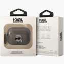 Karl Lagerfeld KKLAP2HNIKTCK Airpods Pro 2 cover czarny/black Ikonik Karl Lagerfeld