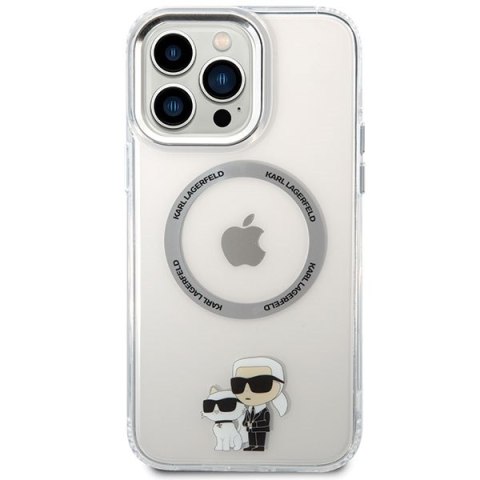 Karl Lagerfeld KKLHMP13XHNKCIT iPhone 13 Pro Max 6,7" hardcase transparent Iconic Karl&Choupette Magsafe