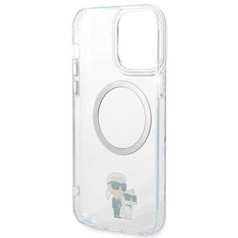 Karl Lagerfeld KKLHMP13XHNKCIT iPhone 13 Pro Max 6,7" hardcase transparent Iconic Karl&Choupette Magsafe