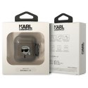 Karl Lagerfeld KLA2HNIKTCK AirPods 1/2 cover czarny/black Karl`s Head