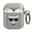 Karl Lagerfeld KLA2UCHGK AirPods 1/2 cover czarny/black Glitter Choupette