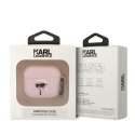 Karl Lagerfeld KLA3RUNIKP AirPods 3 cover różowy/pink Silicone Karl Head 3D