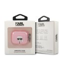 Karl Lagerfeld KLA3UKHGP AirPods 3 cover różowy/pink Glitter Karl`s Head