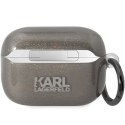 Karl Lagerfeld KLAP2HNKCTGK Airpods Pro 2 cover czarny/black Glitter Karl&Choupette