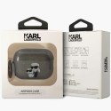 Karl Lagerfeld KLAP2HNKCTGK Airpods Pro 2 cover czarny/black Glitter Karl&Choupette