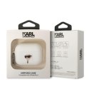 Karl Lagerfeld KLAP2RUNIKH AirPods Pro 2 cover biały/white Silicone Karl Head 3D