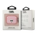 Karl Lagerfeld KLAPUKHGP AirPods Pro cover różowy/pink Glitter Karl`s Head