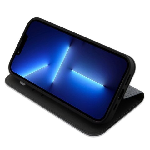 Karl Lagerfeld KLBKP14SSAKLHPG iPhone 14 6.1" bookcase srebrny/silver Saffiano Monogram