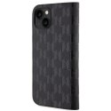 Karl Lagerfeld KLBKP14SSAKLHPK iPhone 14 6.1" bookcase czarny/black Saffiano Monogram