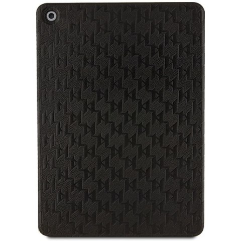 Karl Lagerfeld KLFC10SAKHPKK iPad 10.2" Folio Magnet Allover Cover czarny/black Saffiano Monogram Ikonik