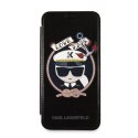 Karl Lagerfeld KLFLBKPXKSB iPhone X/Xs czarny/black bookcase Signature Glitter