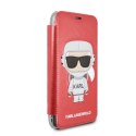 Karl Lagerfeld KLFLBKPXKSCORE iPhone X/ XS bookcase czerwony/red Karl Space Cosmonaut