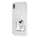 Karl Lagerfeld KLHCI65CFNRC iPhone Xs Max hardcase transparent Choupette Fun