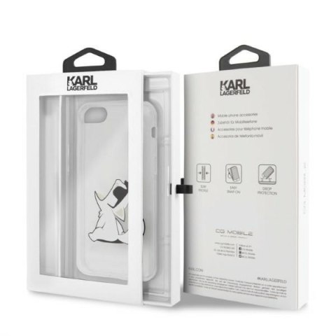 Karl Lagerfeld KLHCI8CFNRC iPhone 7/8 SE 2020 / SE 2022 hardcase transparent Choupette Fun