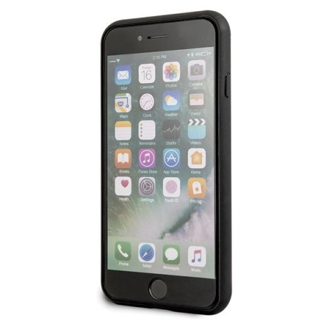 Karl Lagerfeld KLHCI8DLKSRE iPhone 7/8 SE 2020 / SE 2022 czerwony/red hard case Signature Glitter