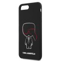 Karl Lagerfeld KLHCI8LSLKCBK iPhone 7/8 Plus hardcase czarny/black Silicone Karl Iconic