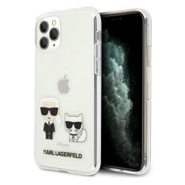 Karl Lagerfeld KLHCN58CKTR iPhone 11 Pro hardcase Transparent Karl & Choupette