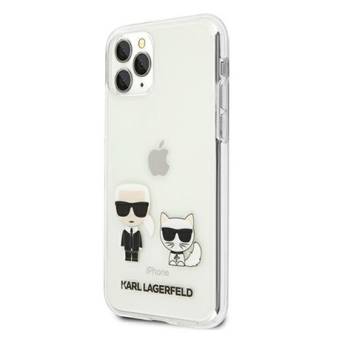 Karl Lagerfeld KLHCN58CKTR iPhone 11 Pro hardcase Transparent Karl & Choupette
