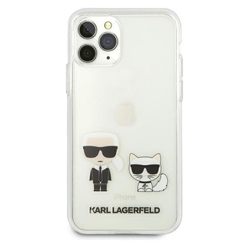 Karl Lagerfeld KLHCN58CKTR iPhone 11 Pro hardcase Transparent Karl & Choupette
