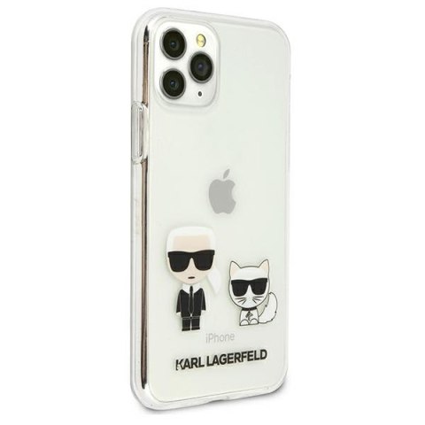 Karl Lagerfeld KLHCN58CKTR iPhone 11 Pro hardcase Transparent Karl & Choupette