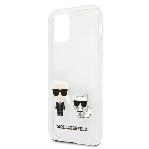 Karl Lagerfeld KLHCN58CKTR iPhone 11 Pro hardcase Transparent Karl & Choupette