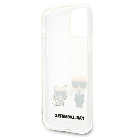 Karl Lagerfeld KLHCN58CKTR iPhone 11 Pro hardcase Transparent Karl & Choupette