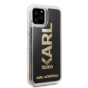 Karl Lagerfeld KLHCN58KAGBK iPhone 11 Pro czarny/black Karl logo Glitter