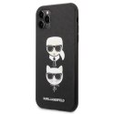 Karl Lagerfeld KLHCN58SAKICKCBK iPhone 11 Pro 5,8" czarny/black hardcase Saffiano Karl&Choupette Head