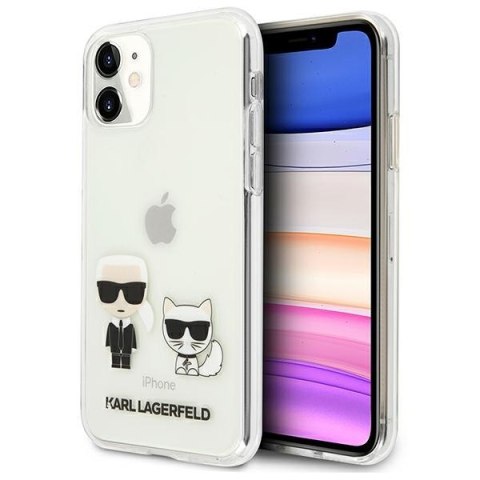 Karl Lagerfeld KLHCN61CKTR iPhone 11 6,1" / Xr hardcase Transparent Karl & Choupette