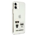 Karl Lagerfeld KLHCN61CKTR iPhone 11 6,1" / Xr hardcase Transparent Karl & Choupette