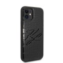 Karl Lagerfeld KLHCN61CRKBK iPhone 11 6,1" / Xr hardcase czarny/black Croco