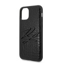 Karl Lagerfeld KLHCN61CRKBK iPhone 11 6,1" / Xr hardcase czarny/black Croco