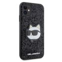 Karl Lagerfeld KLHCN61G2CPK iPhone 11 / Xr 6.1" czarny/black hardcase Glitter Choupette Patch