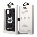 Karl Lagerfeld KLHCN61G2CPK iPhone 11 / Xr 6.1" czarny/black hardcase Glitter Choupette Patch