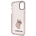 Karl Lagerfeld KLHCN61HNCHTCP iPhone 11 / Xr 6,1" różowy/pink hardcase Ikonik Choupette