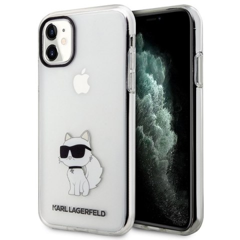 Karl Lagerfeld KLHCN61HNCHTCT iPhone 11 / Xr 6,1" transparent hardcase Ikonik Choupette