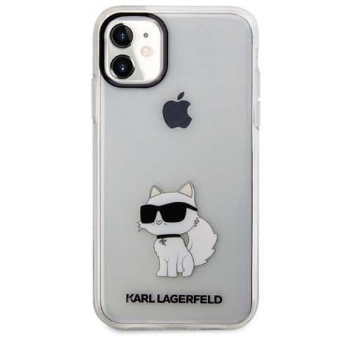 Karl Lagerfeld KLHCN61HNCHTCT iPhone 11 / Xr 6,1" transparent hardcase Ikonik Choupette