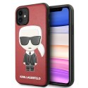 Karl Lagerfeld KLHCN61IKPURE iPhone 11 6,1" / Xr hardcase czerwony/red Ikonic Karl Fullbody