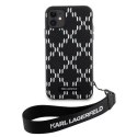 Karl Lagerfeld KLHCN61SAKLMBSK iPhone 11 / Xr 6.1" czarny/black hardcase Monogram Losange Saffiano