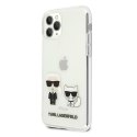 Karl Lagerfeld KLHCN65CKTR iPhone 11 Pro Max hardcase Transparent Karl & Choupette