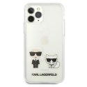 Karl Lagerfeld KLHCN65CKTR iPhone 11 Pro Max hardcase Transparent Karl & Choupette