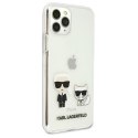 Karl Lagerfeld KLHCN65CKTR iPhone 11 Pro Max hardcase Transparent Karl & Choupette