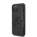 Karl Lagerfeld KLHCN65CRKBK iPhone 11 Pro Max hardcase czarny/black Croco